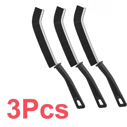 3pcs hard bristle - hard, crevice