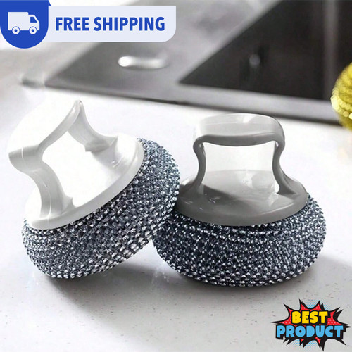 4pc scourer stainless steel - 1/4pc,