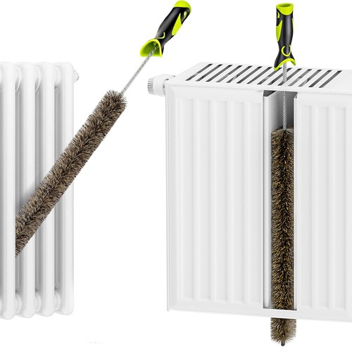 Radiator cleaner brush - cleaner, thin