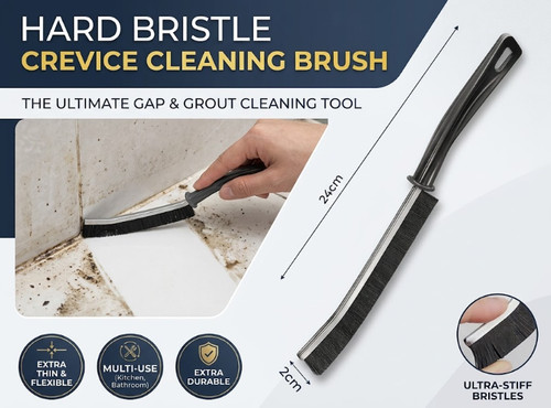 Hard bristle crevice cleaning - hard,