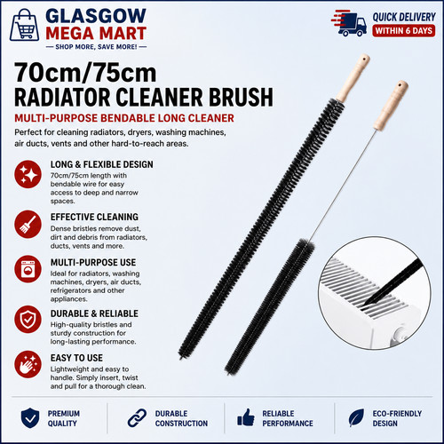 75cm radiator cleaner brush - 75cm,